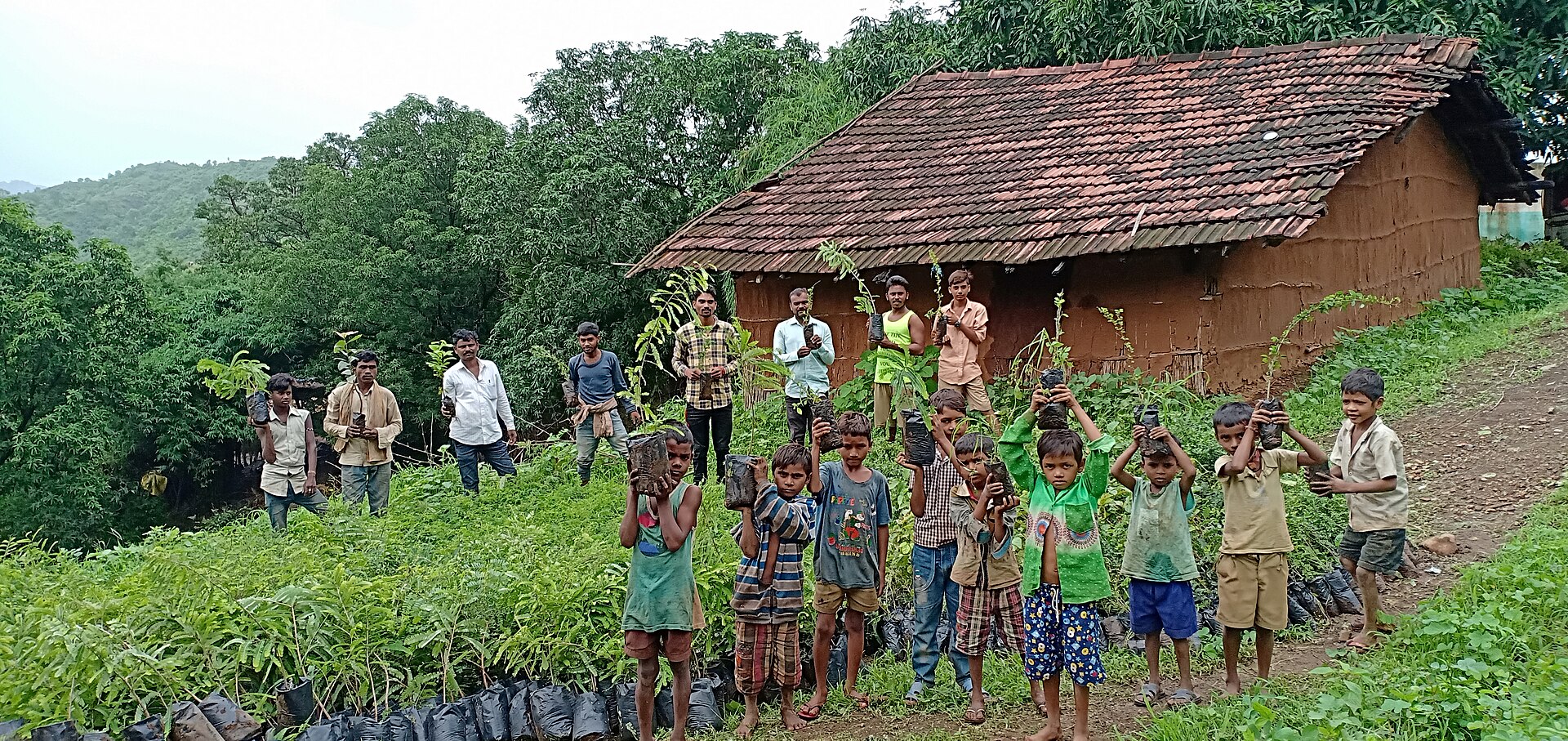 Environment Protection & Green Clean Village activity in the field